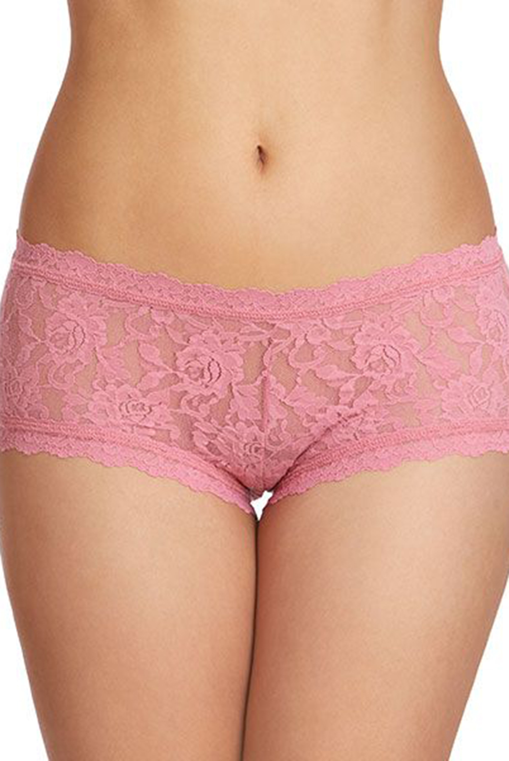 Raspberry Signature Lace Boyshort