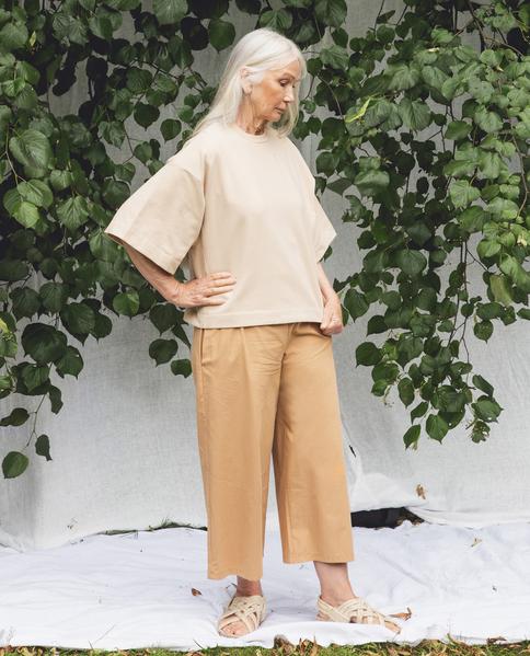 Beaumont Organic SPRING Camel Adrienne Organic Cotton Trousers 