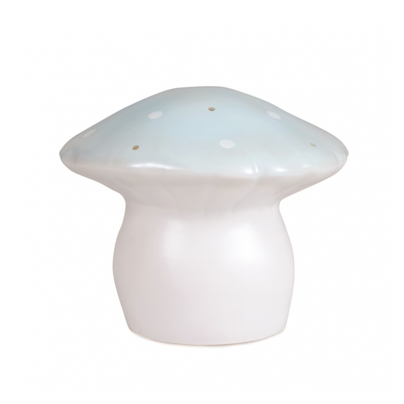 Medium Light Blue Mushroom Lamp