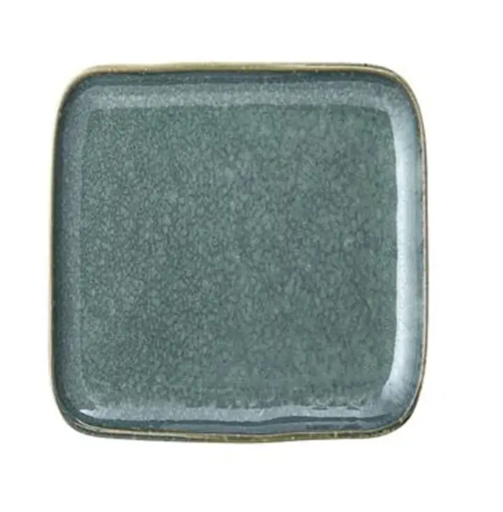 Bloomingville Green Stoneware Aime Plate