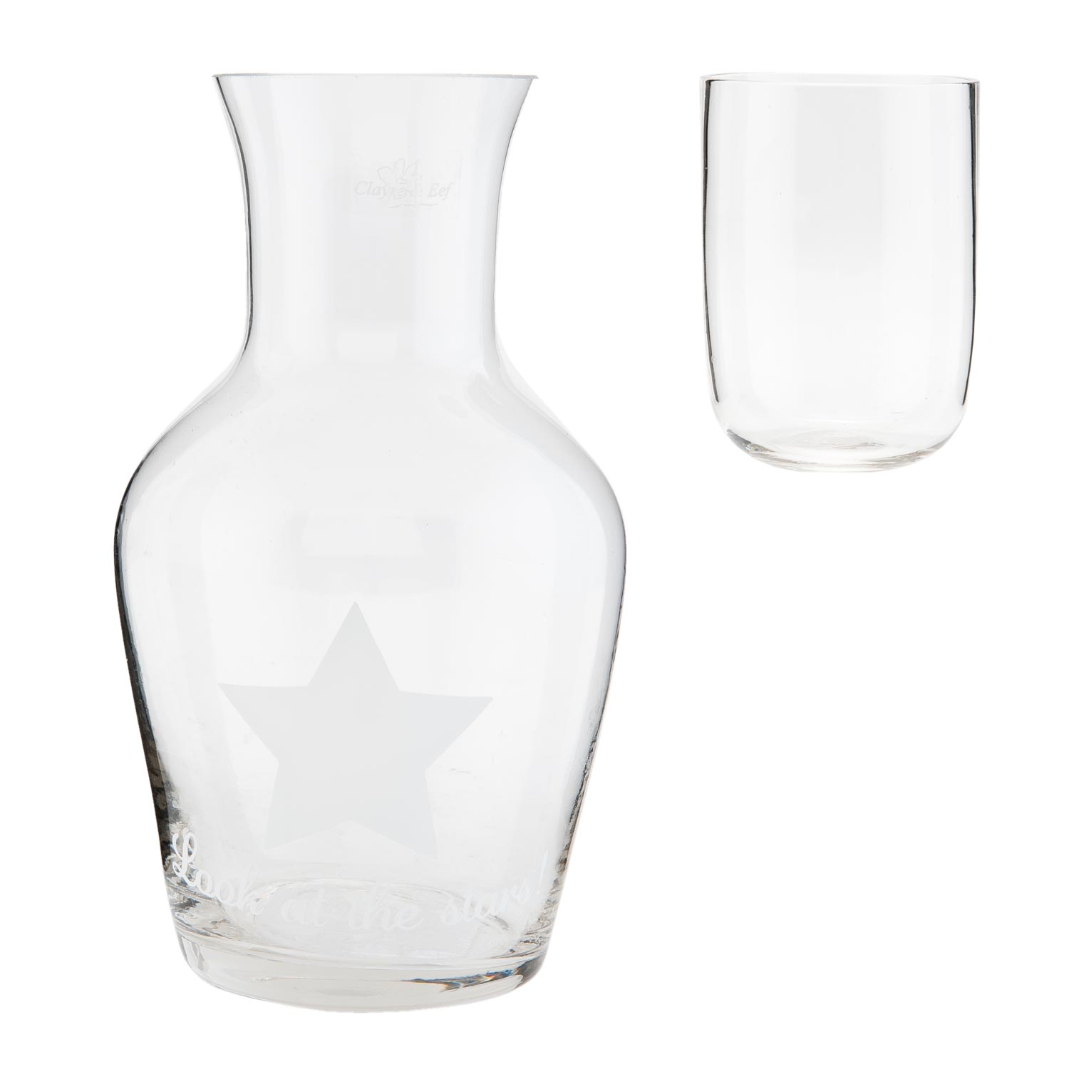 clayre & Eef Glass Pitcher and Glass Set