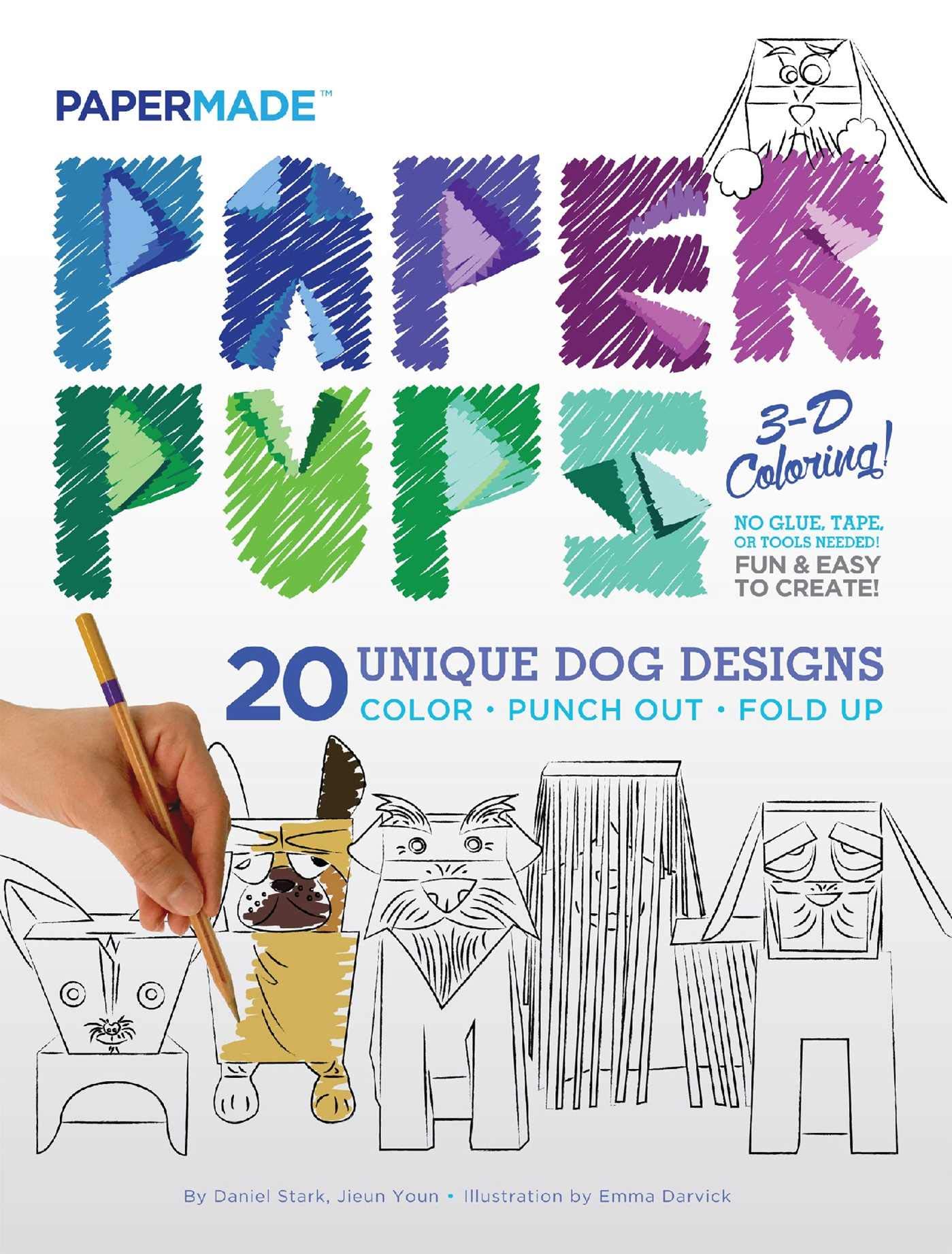 Paper Made Paper Pups Colouring Book