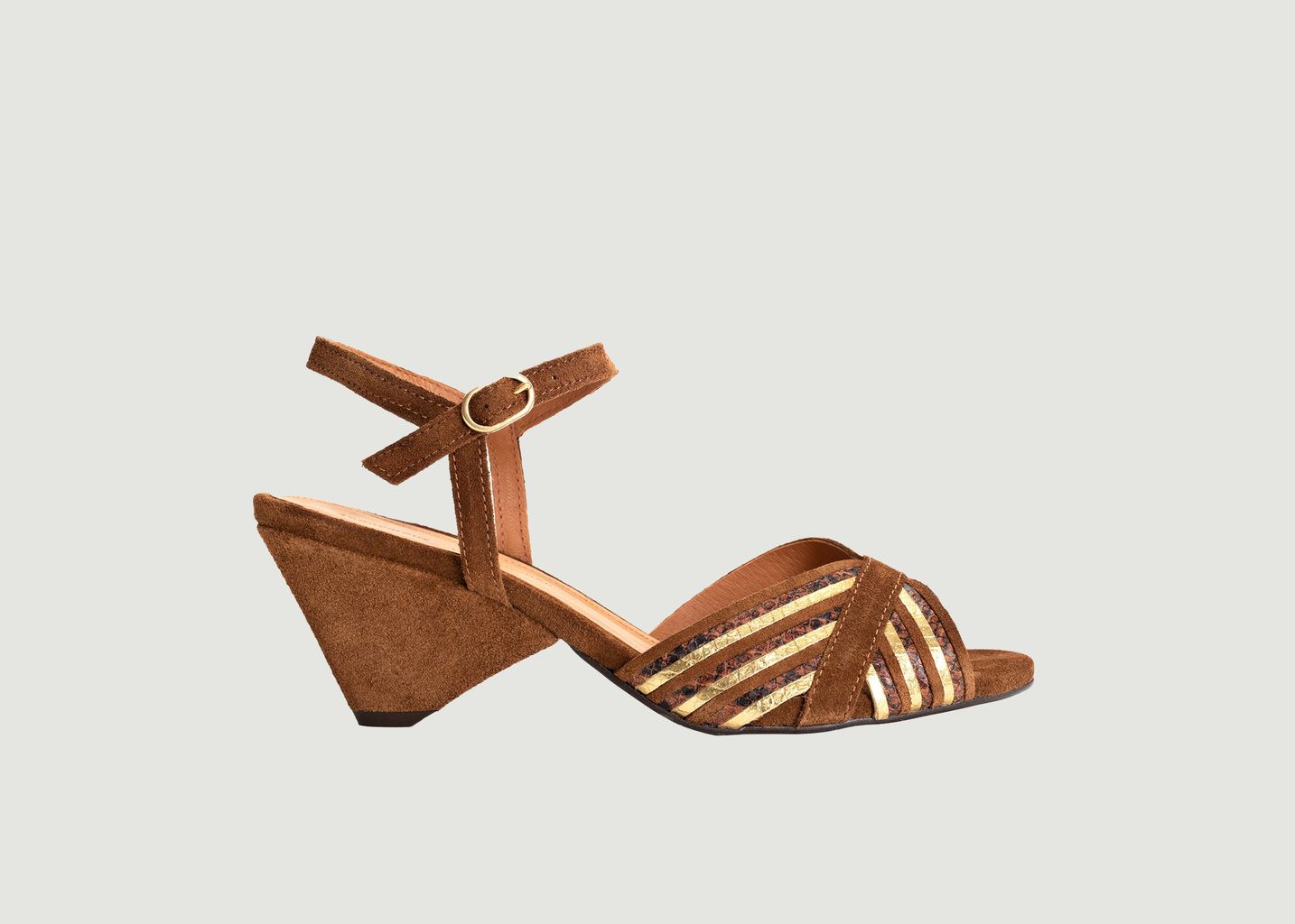 Brown Hazelnut Kristine Sandals