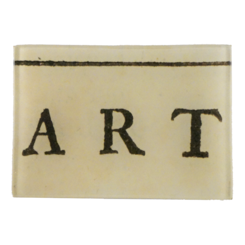 JOHN DERIAN Small Decorative Plate 'Art'