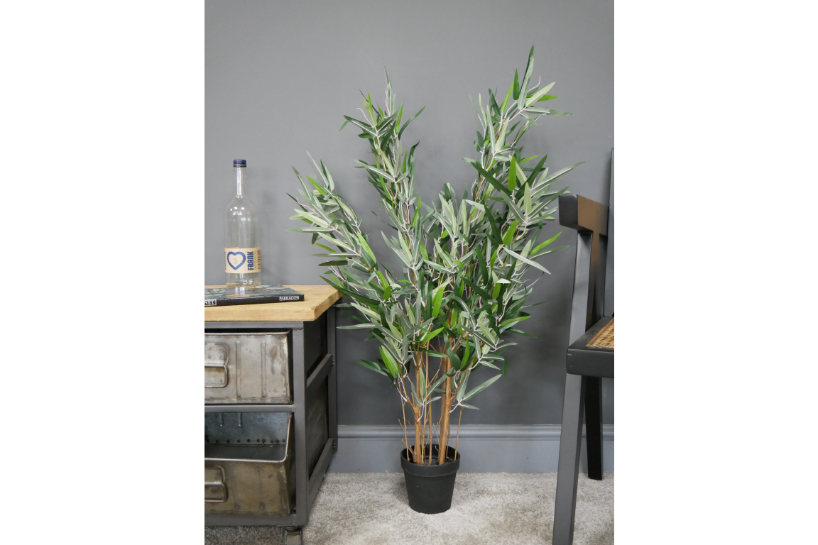 &Quirky Faux Potted Bamboo Plant