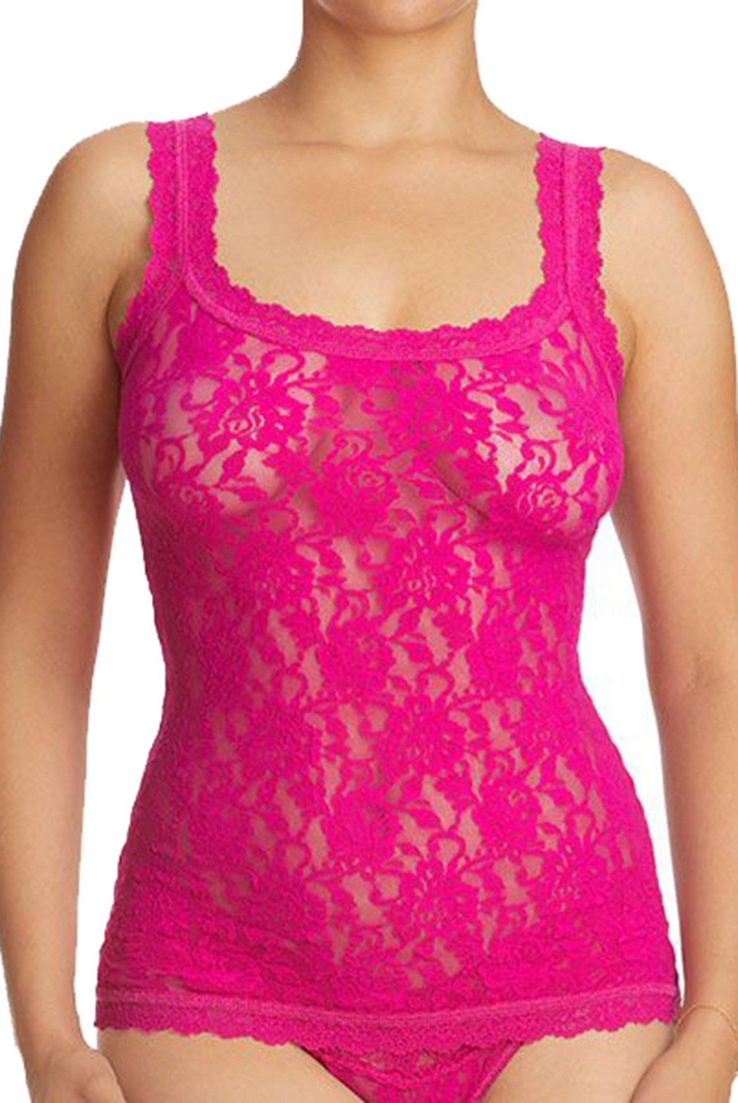 Signature Lace Classic Camisole - Pink