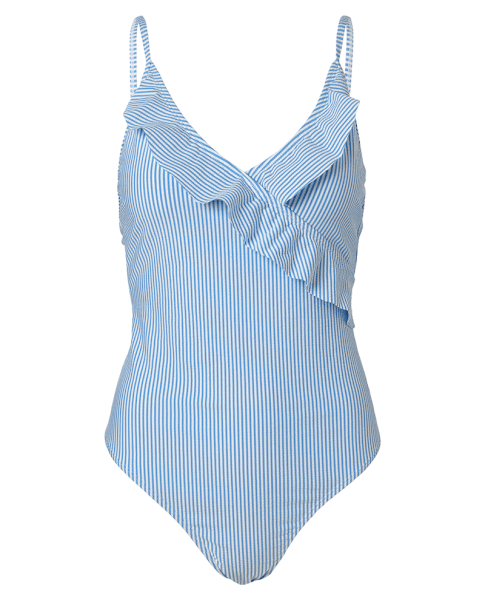 Striba Blue Frill Swimsuit