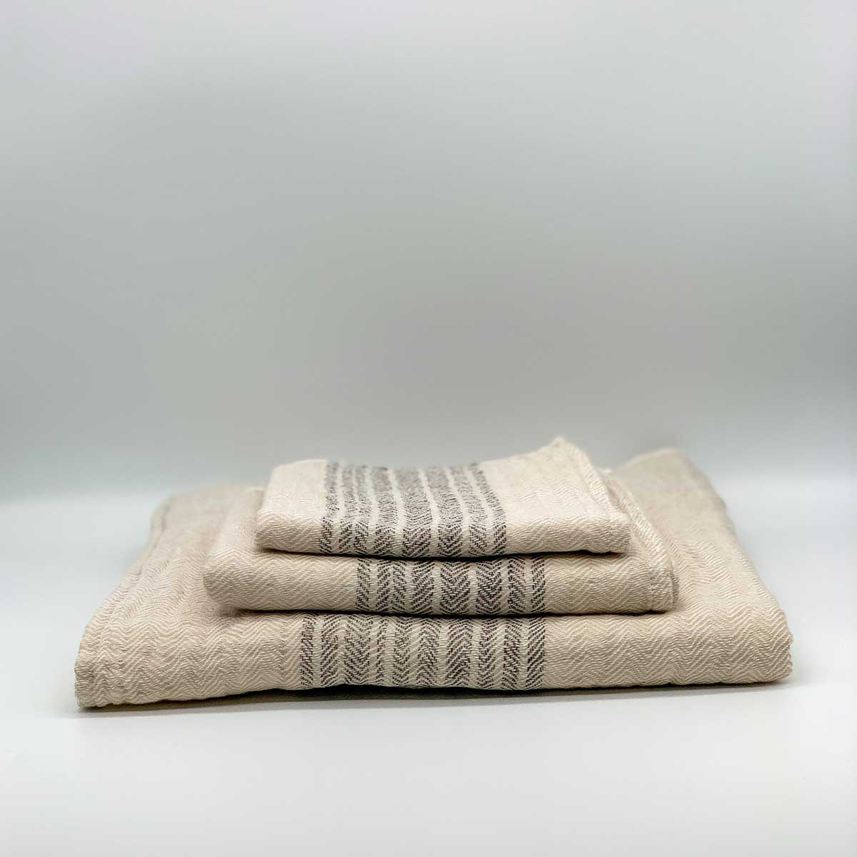 Flax towel gray