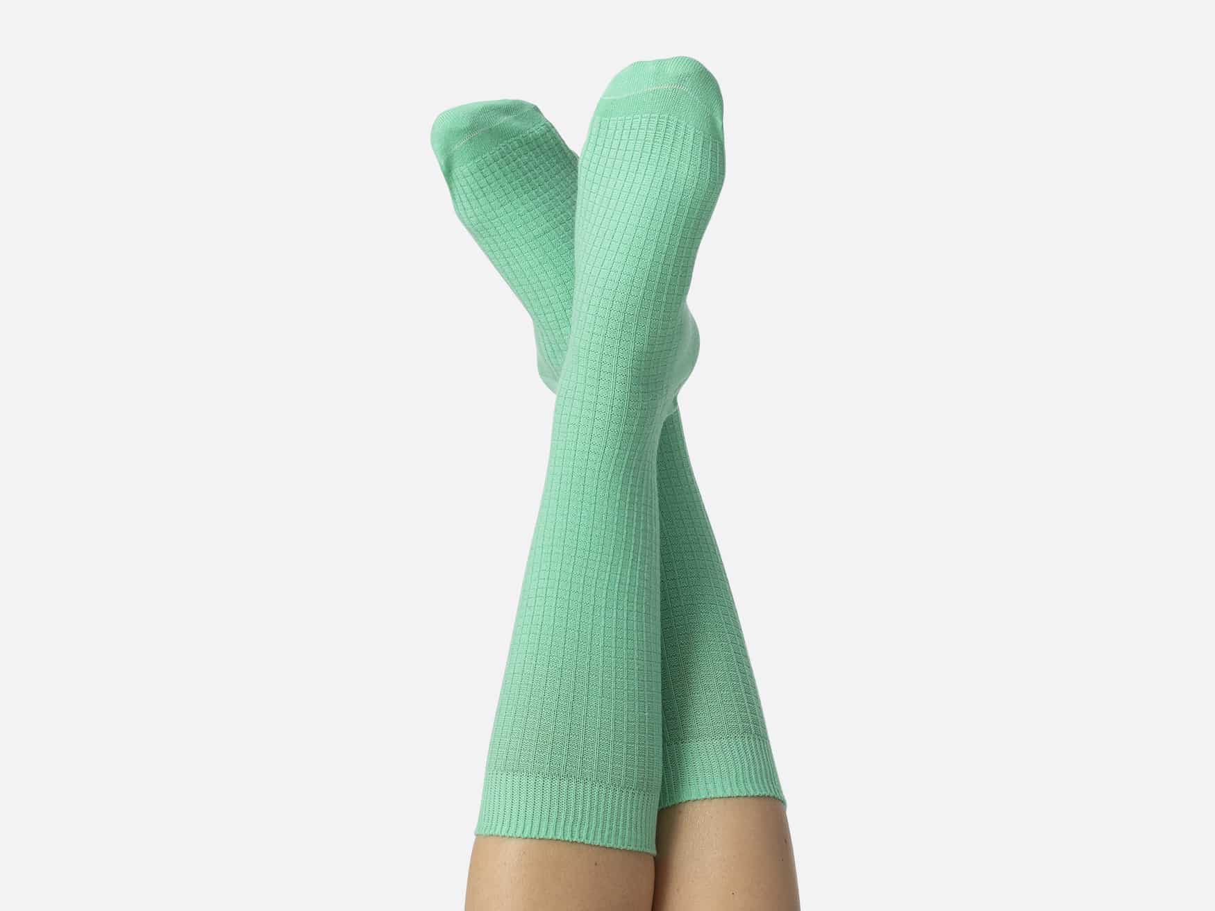 DOIY Design Green Yoga Mat Socks