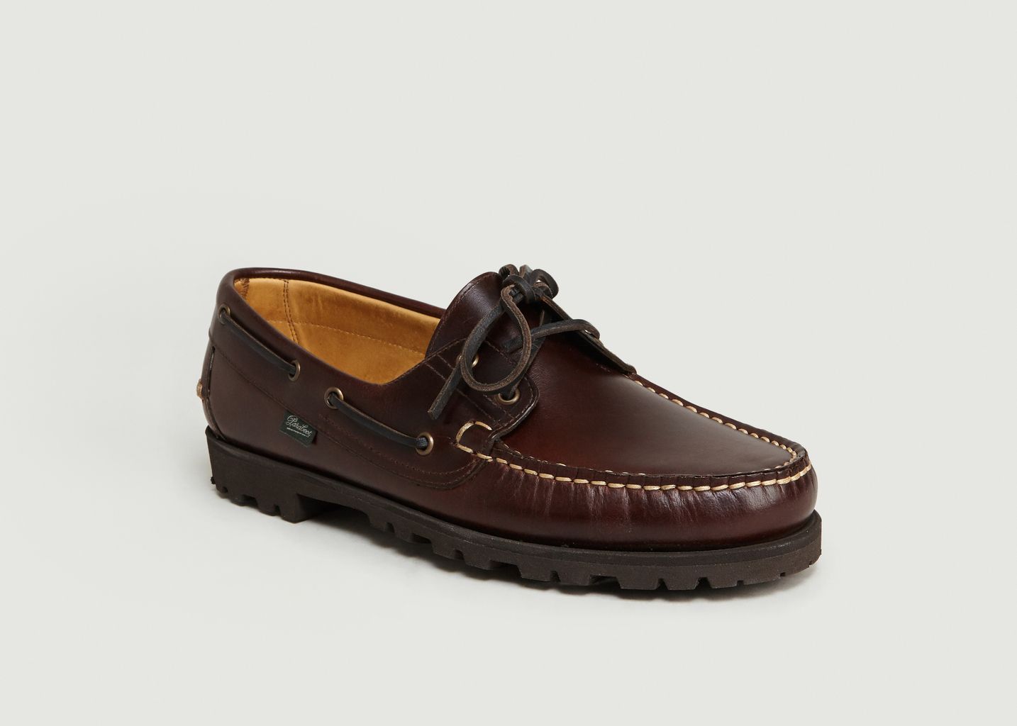 Paraboot Brown Malo America Boat Shoes