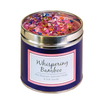 Best Kept Secrets Whispering Bamboo Scented Candle in a Tin