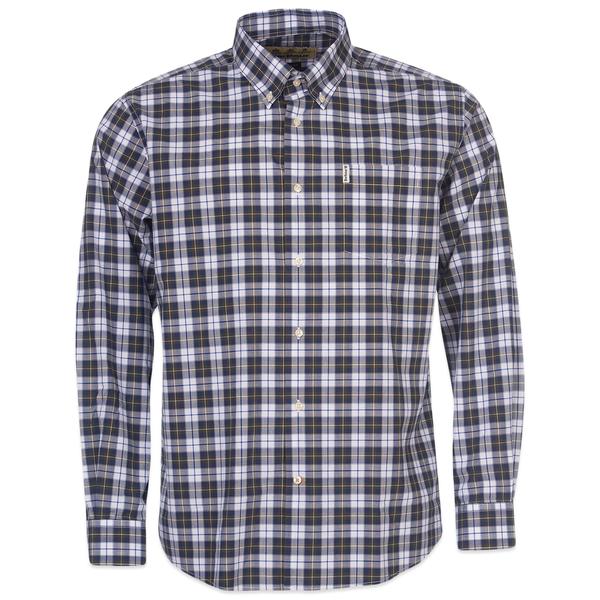 Barbour Olive Highland Check 28 Tailored Shirt 