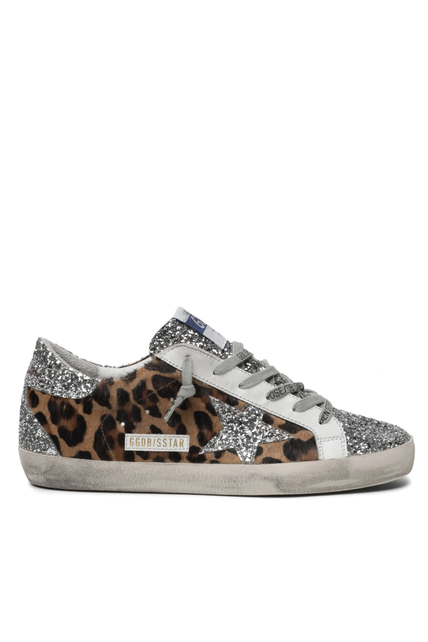 leopard print golden goose sneakers