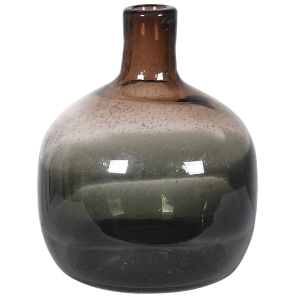 Grace and Grey Brown Ombre Shaded Bottle Vase