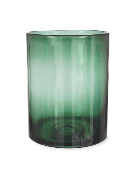 Garden Trading Large Recycled Glass Cylinder Vase Forest Green