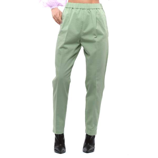 White Slacks and Chinos Forte Forte Trousers Womens Trousers Slacks and Chinos Forte Forte Wool Trouser in Light Pink 