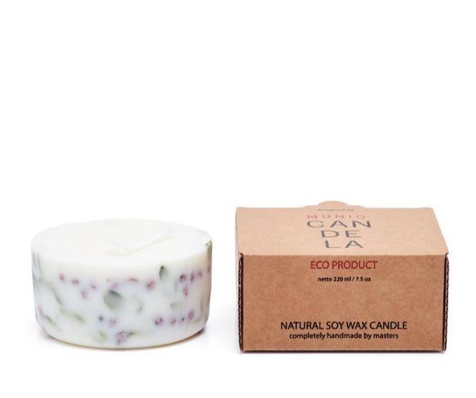 Munio Candela Handcrafted Eco Soy Wax Mini Candle Ashberries & Bilberry Leaves