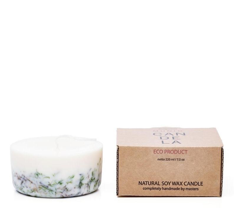 Munio Candela Handcrafted Eco Soy Wax Mini Candle Moss