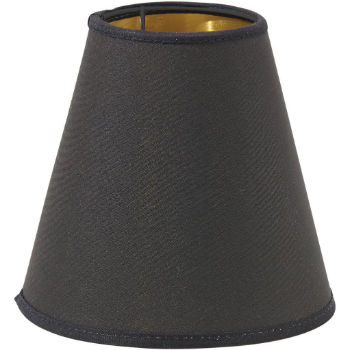 PR Home Lampshade Top Ring E14 Black/Gold