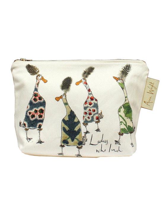 Anna Wright Ladies Who Lunch Make Up Bag