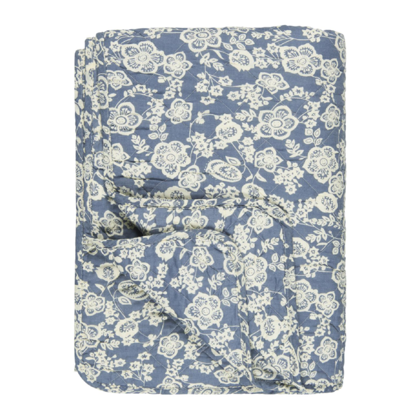 Blue Floral Quilt