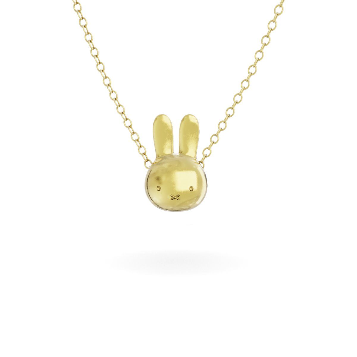 Miffy Medium 18ct Gold Vermeil Head Necklace