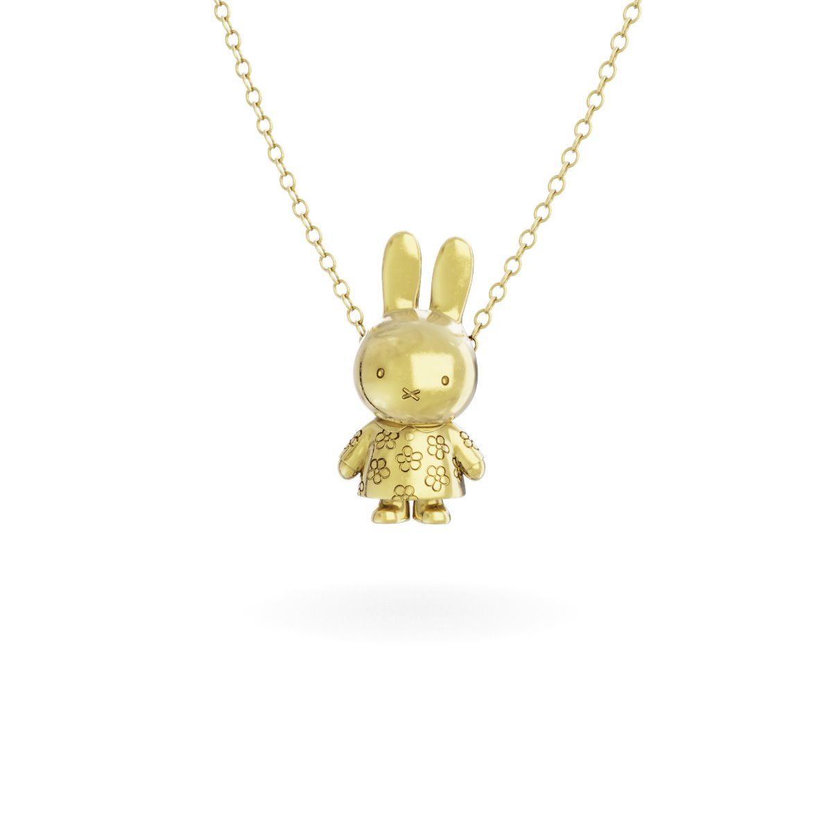 Miffy Miffy 18ct Gold Vermeil Flower Body Necklace
