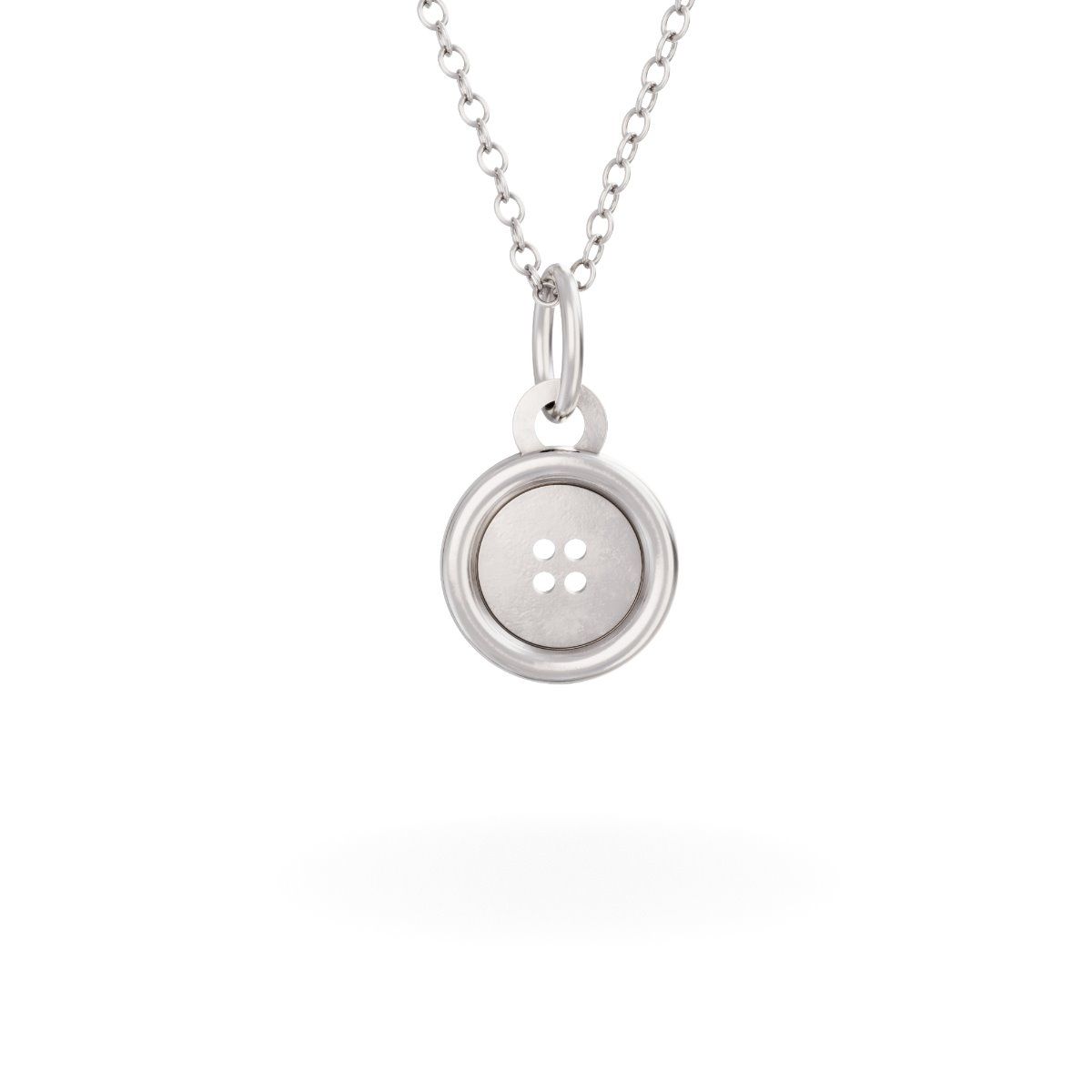 Miffy Miffy Sterling Silver Button Necklace
