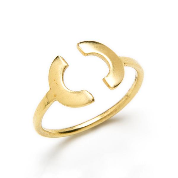 Gold Plated Zeus Ring