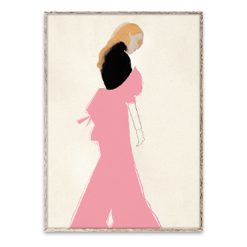 Amelie Hegardt Pink Dress Art Print