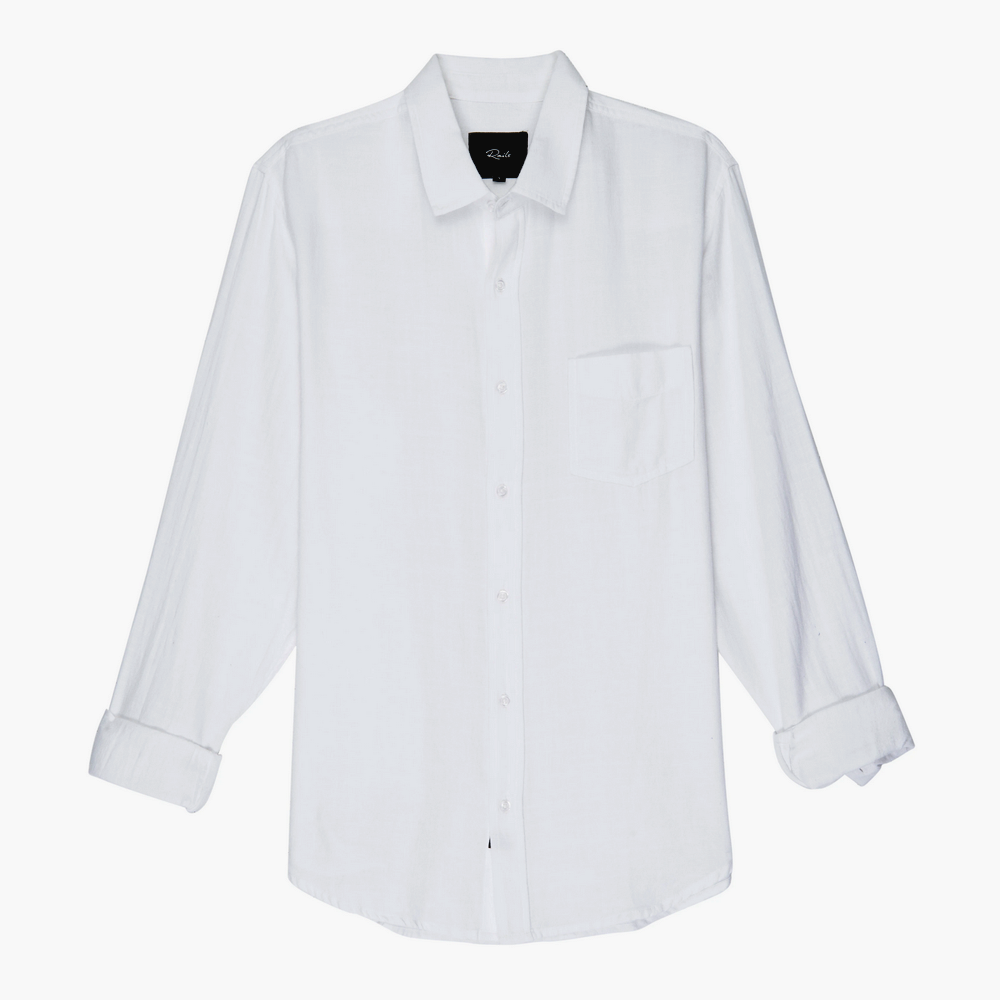 Rails Wyatt - White Cotton Shirt