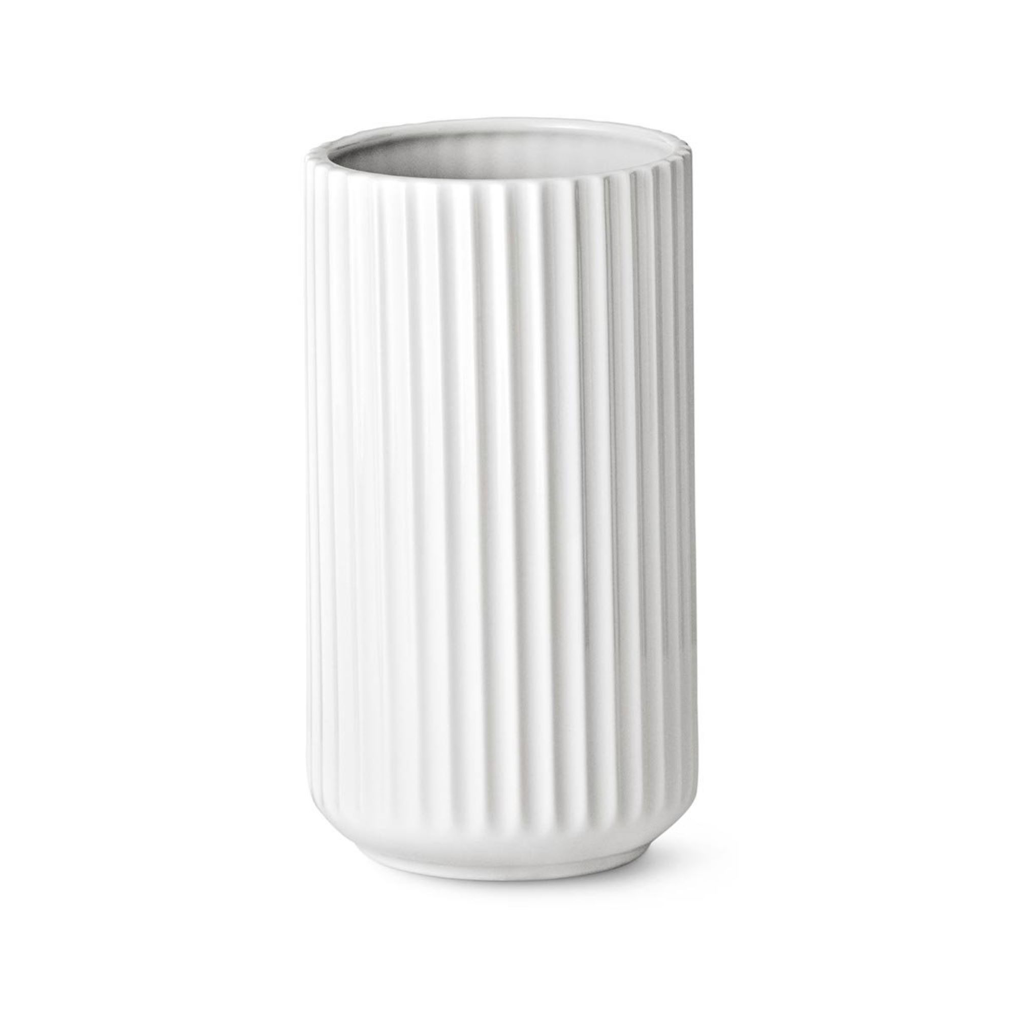 Lyngby Porcelaen White Porcelain Vase - 20.5cm