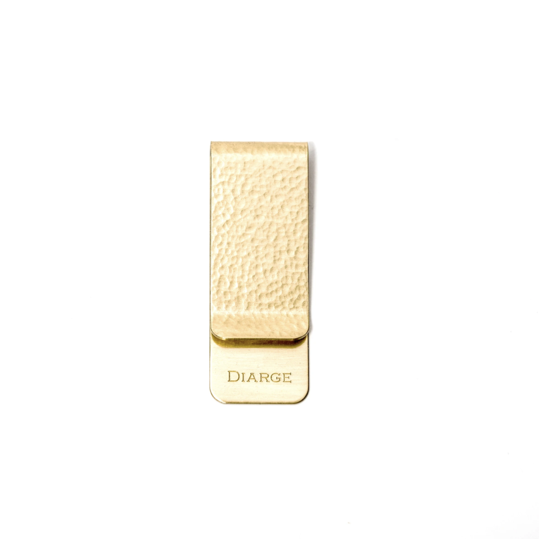 Diarge Japan Chased Brass Money Clip - Gold