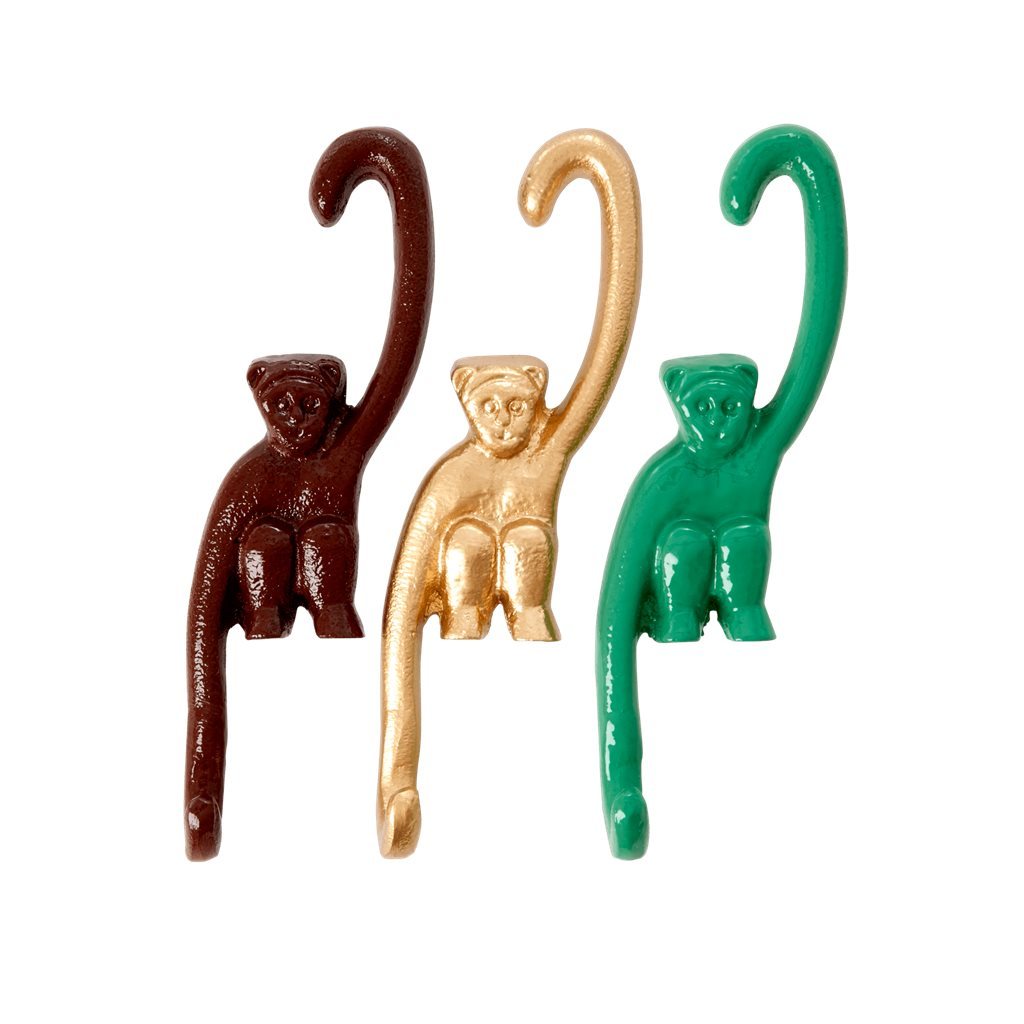 Monkey Wall Coat Hook Different Colors