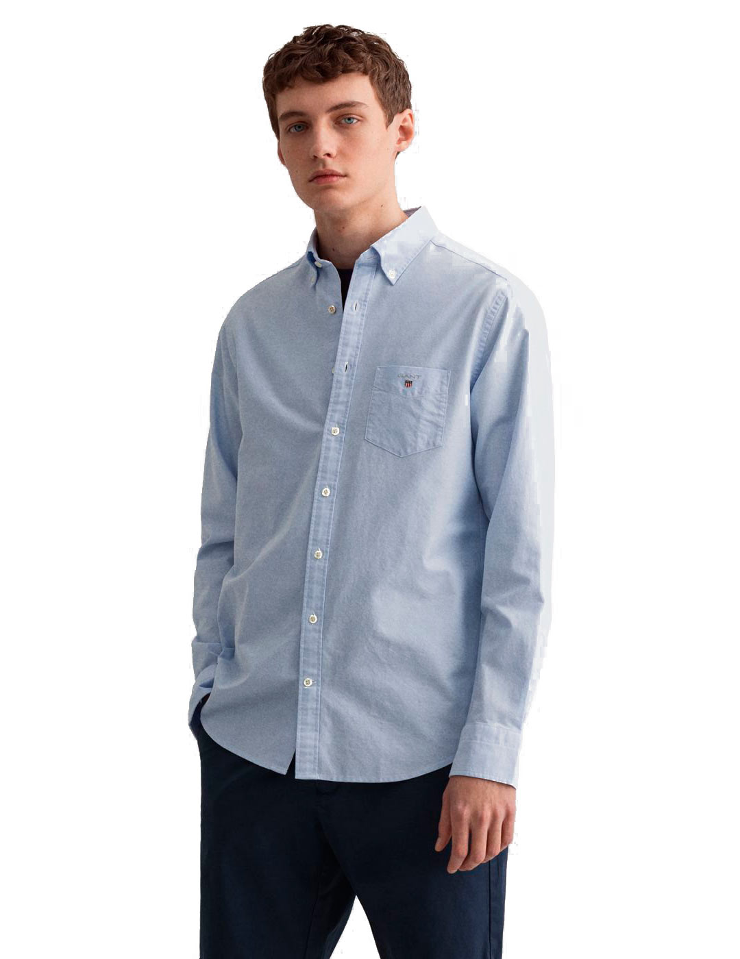 Regular Fit Oxford Shirt Blue