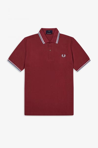 Fred Perry Twin Tipped M 12 Polo Shirt Maroon