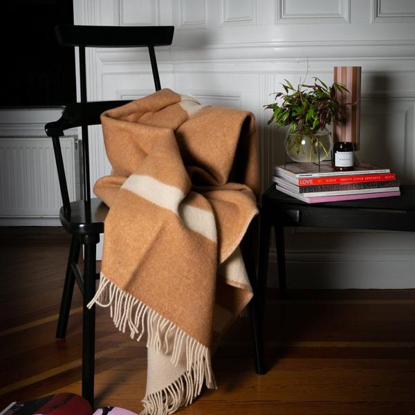 Pure New Wool Throw | River Ochre