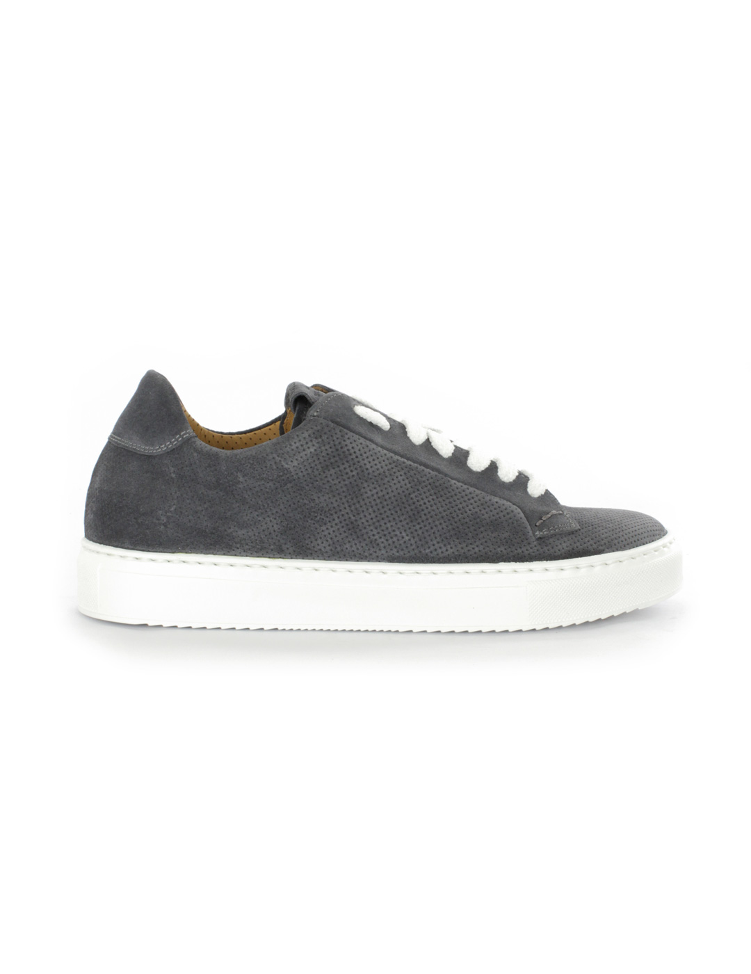 Magnum Micro-Perforated Suede Gray Shoes