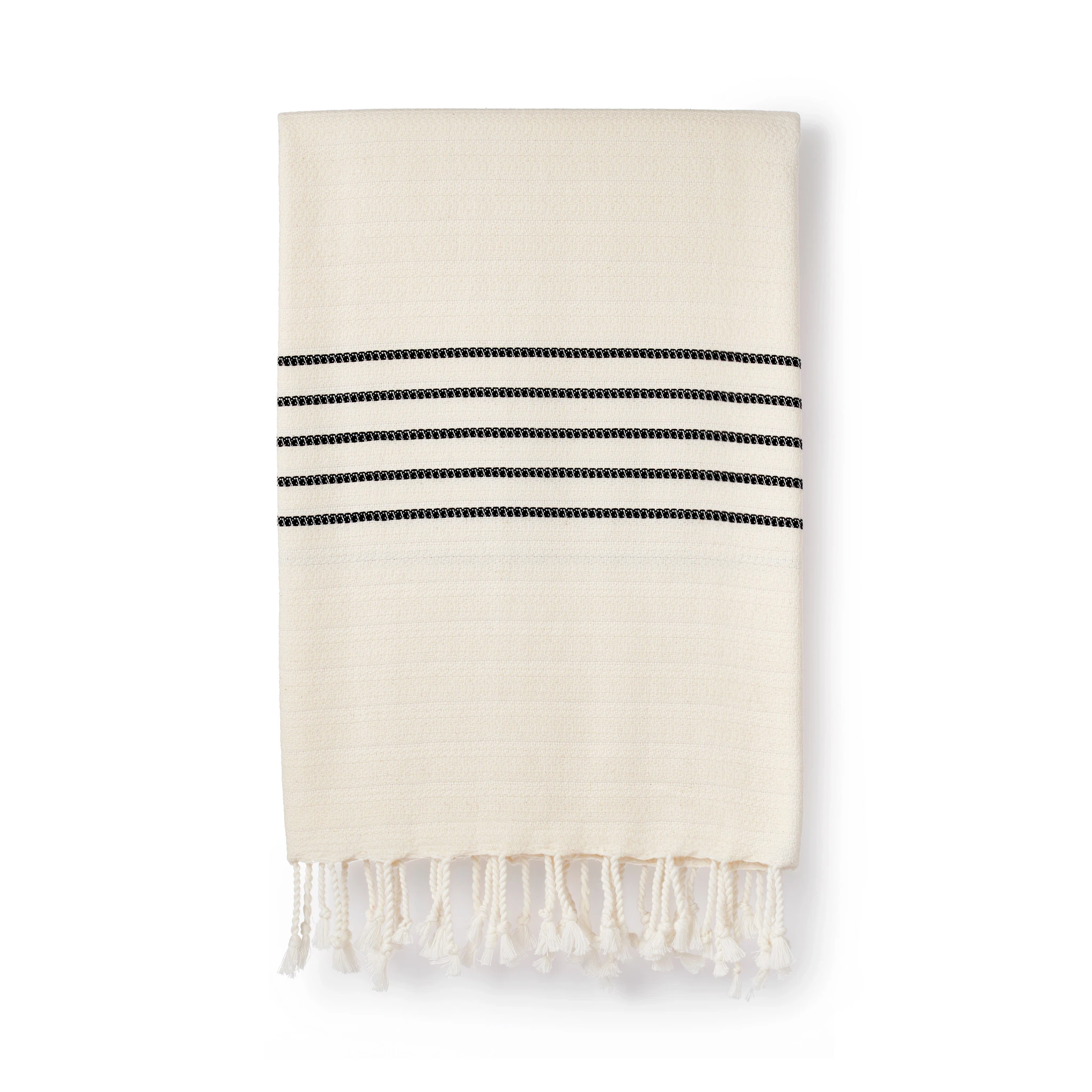 Luks Linen Cotton and Bamboo Turkish Peshtemal Towel in Idil Stripe