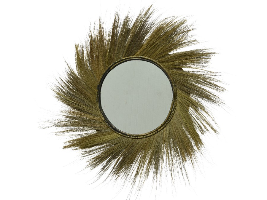 Round Grass Mirror