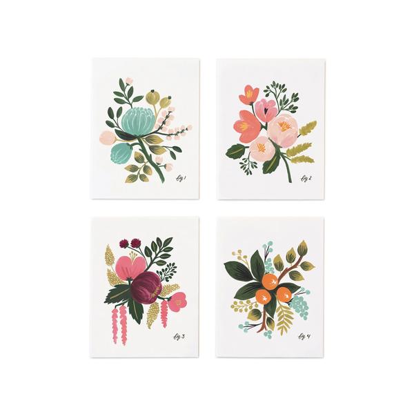 Rifle Paper Co. Botanicals Cards Boxed Set Of 8