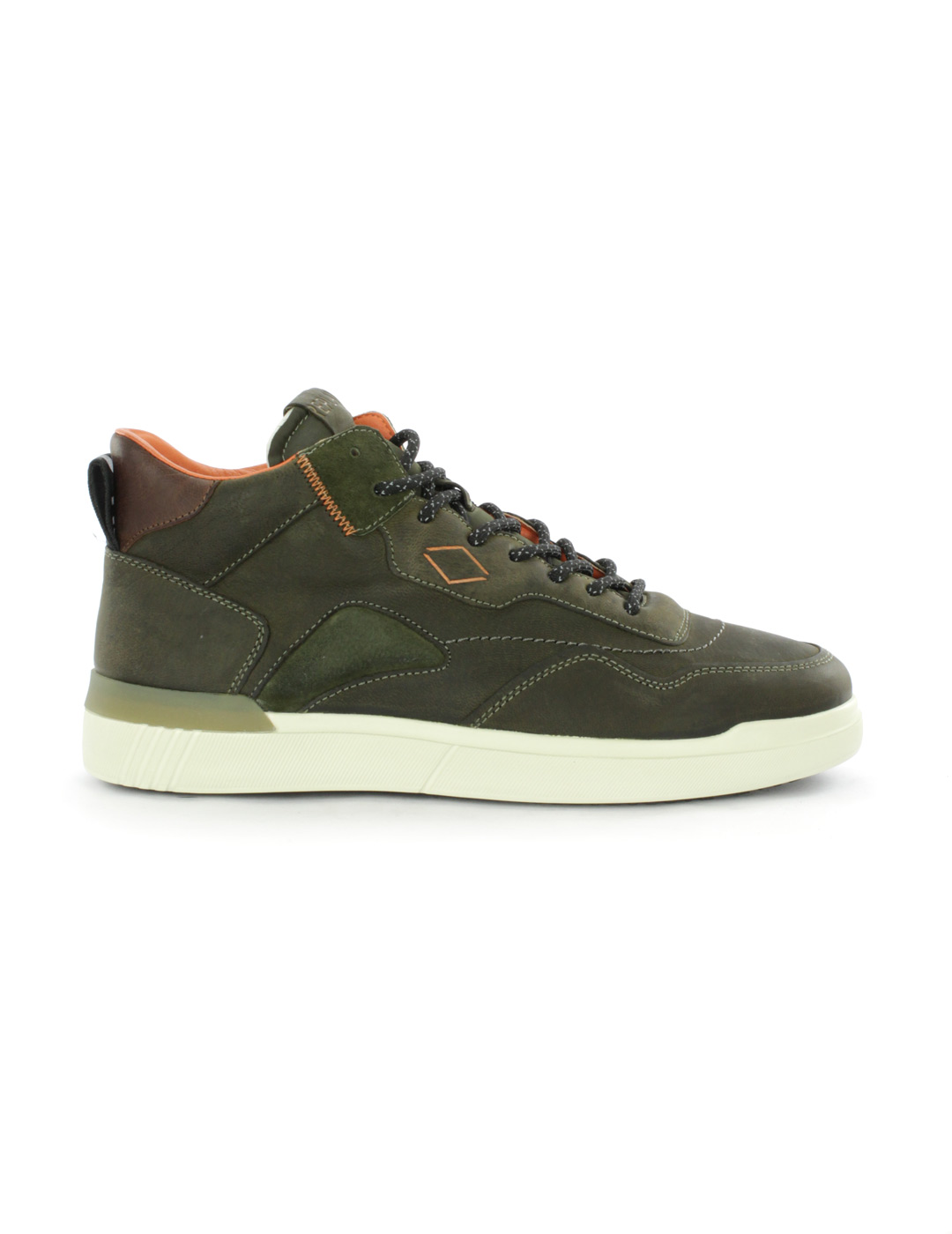 Winser Mid Top Green Trainers