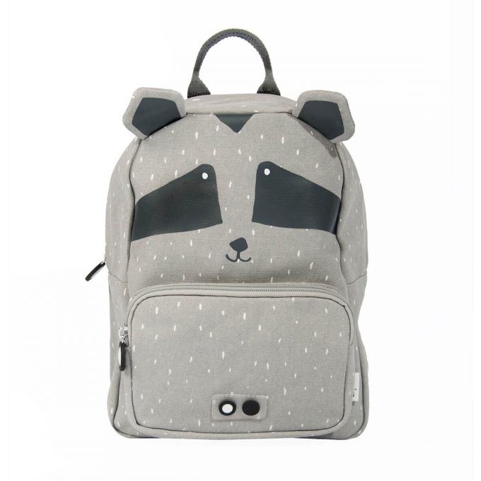 Grey Raccoon Backpack