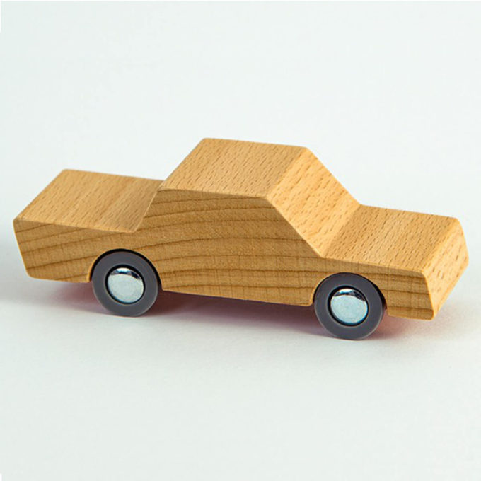 WAYTOPLAY Natural Wood Car Toy