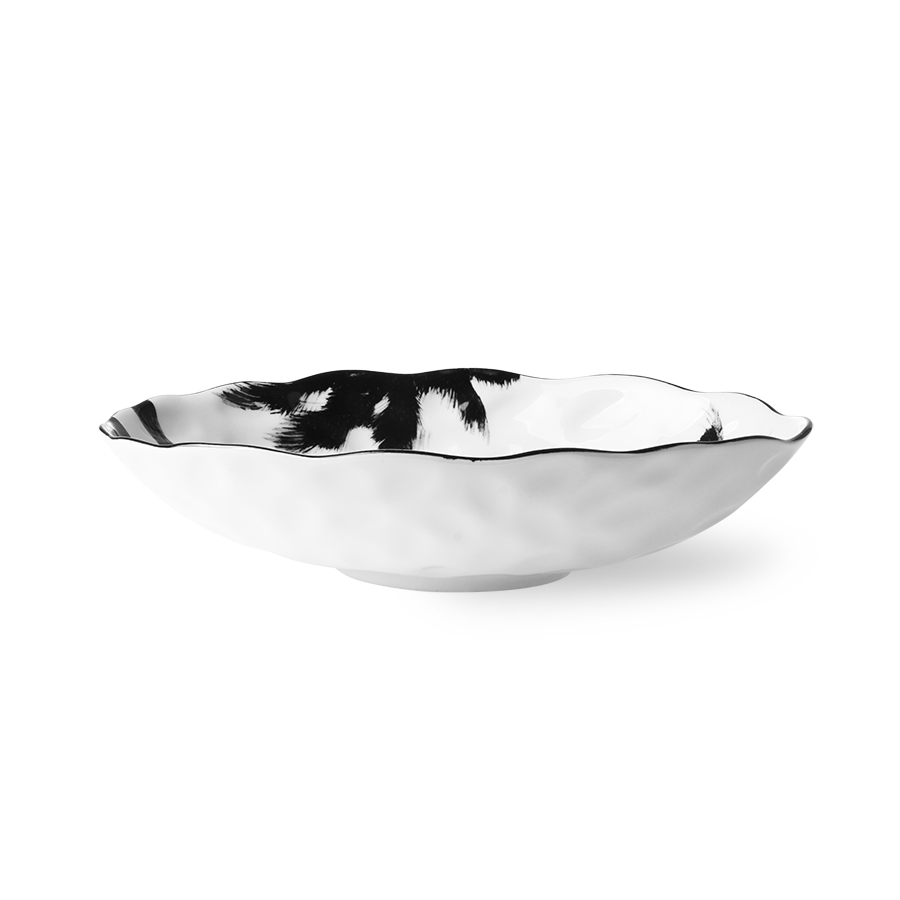 Jungle Porcelain Serving Bowl Palms