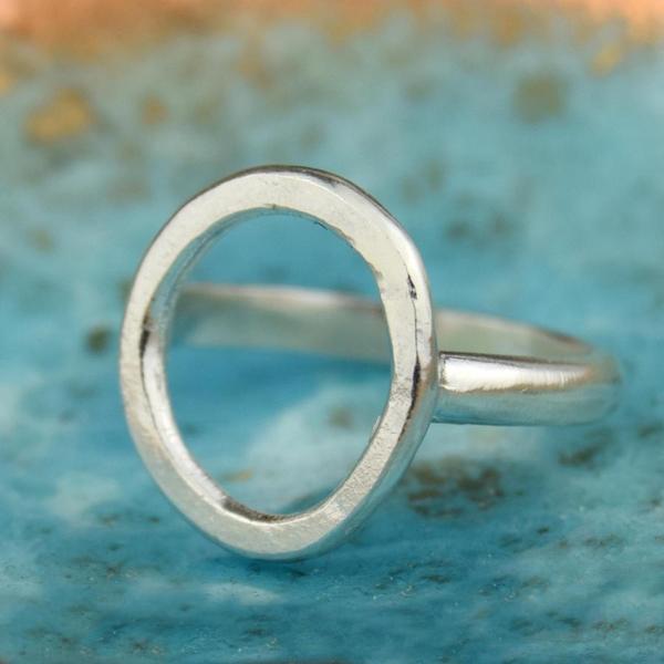 Alison Moore Silver Organic Ring