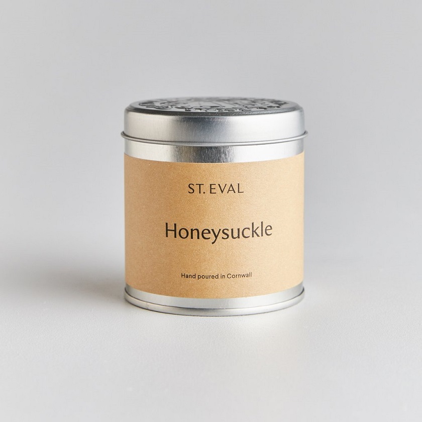 St Eval Candle Company Honeysuckle Scented Tin Candle