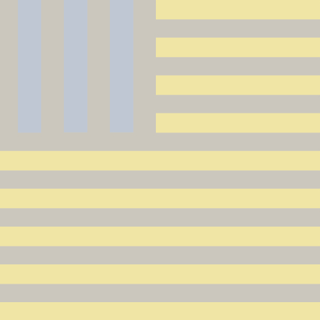 Yellow Blue Stripe Paper Napkins