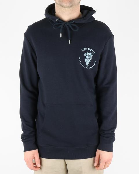 Sprezzatura Hoodie Dark Navy Dust Blue