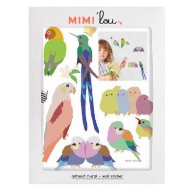 Mimi Lou Adesivi Da Muro With The Birds